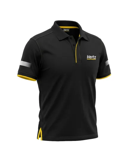 Polo manches courtes - Noir - Homme
