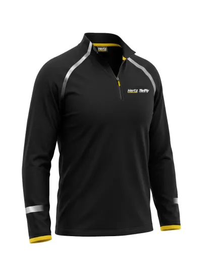 Sweat half zip Thrifty - Noir - Unisexe (Espagne)