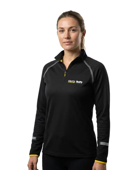 Sweat half zip Thrifty - Noir - Unisexe (Espagne)