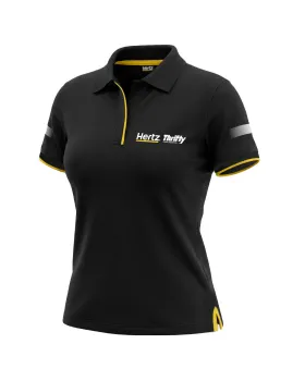Polo manches courtes Thrifty - Noir - Femme (Espagne)