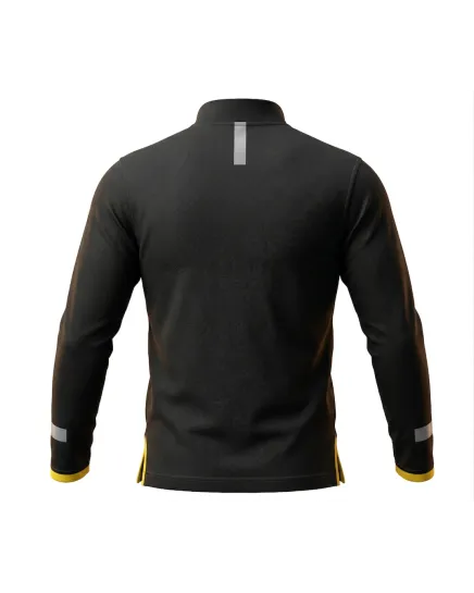 Polo manches longues Thrifty - Noir - Homme (Espagne)