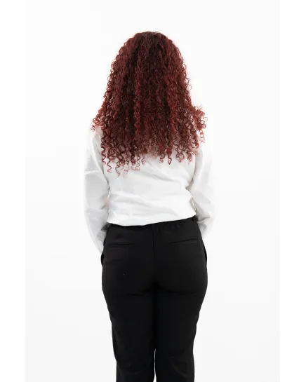 Chemisier - Blanc - Femme
