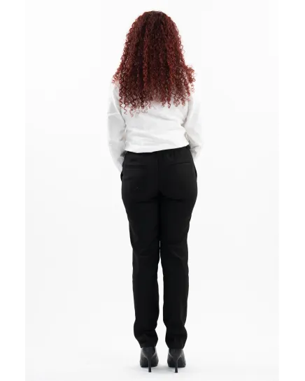 Pantalon de costume - Noir - Femme