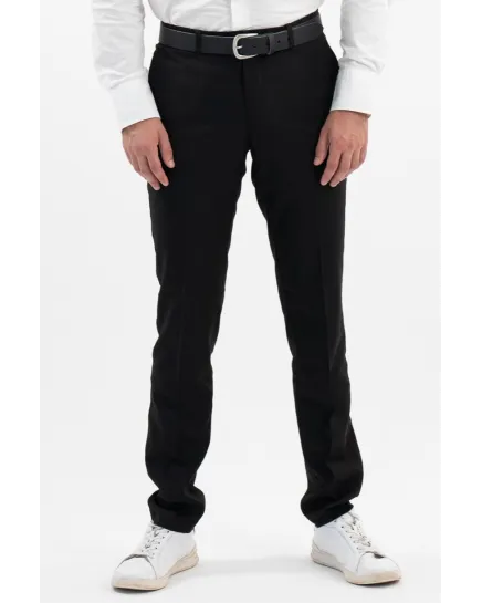 Pantalon de costume - Noir - Homme