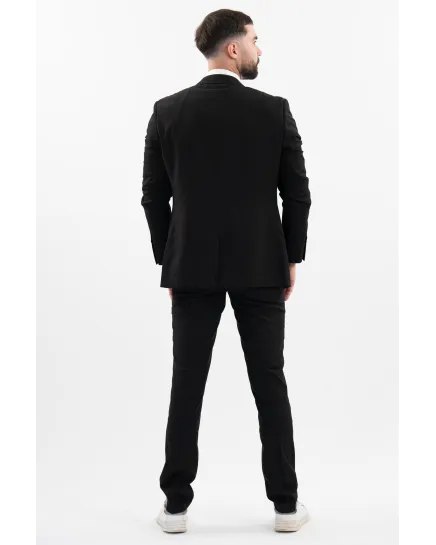 Pantalon de costume - Noir - Homme