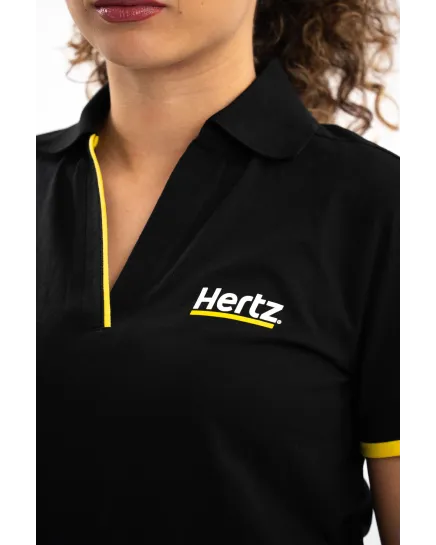 Polo manches courtes - Noir - Femme