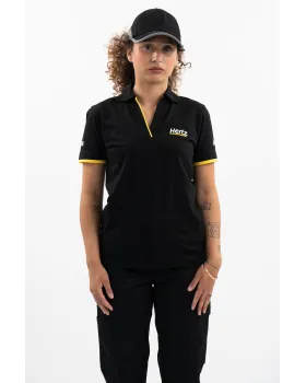 Polo manches courtes - Noir - Femme