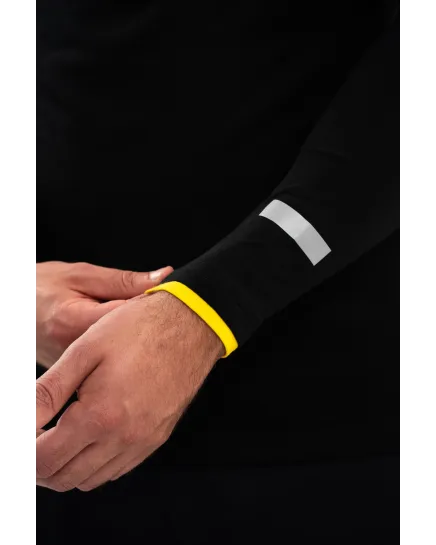 Polo manches longues Thrifty - Noir - Homme (Espagne)