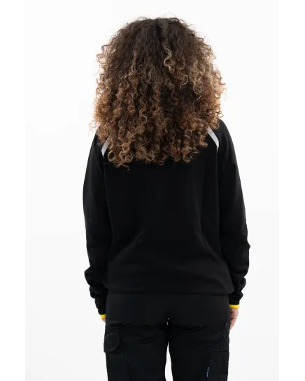 Sweat half zip - Noir - Unisexe